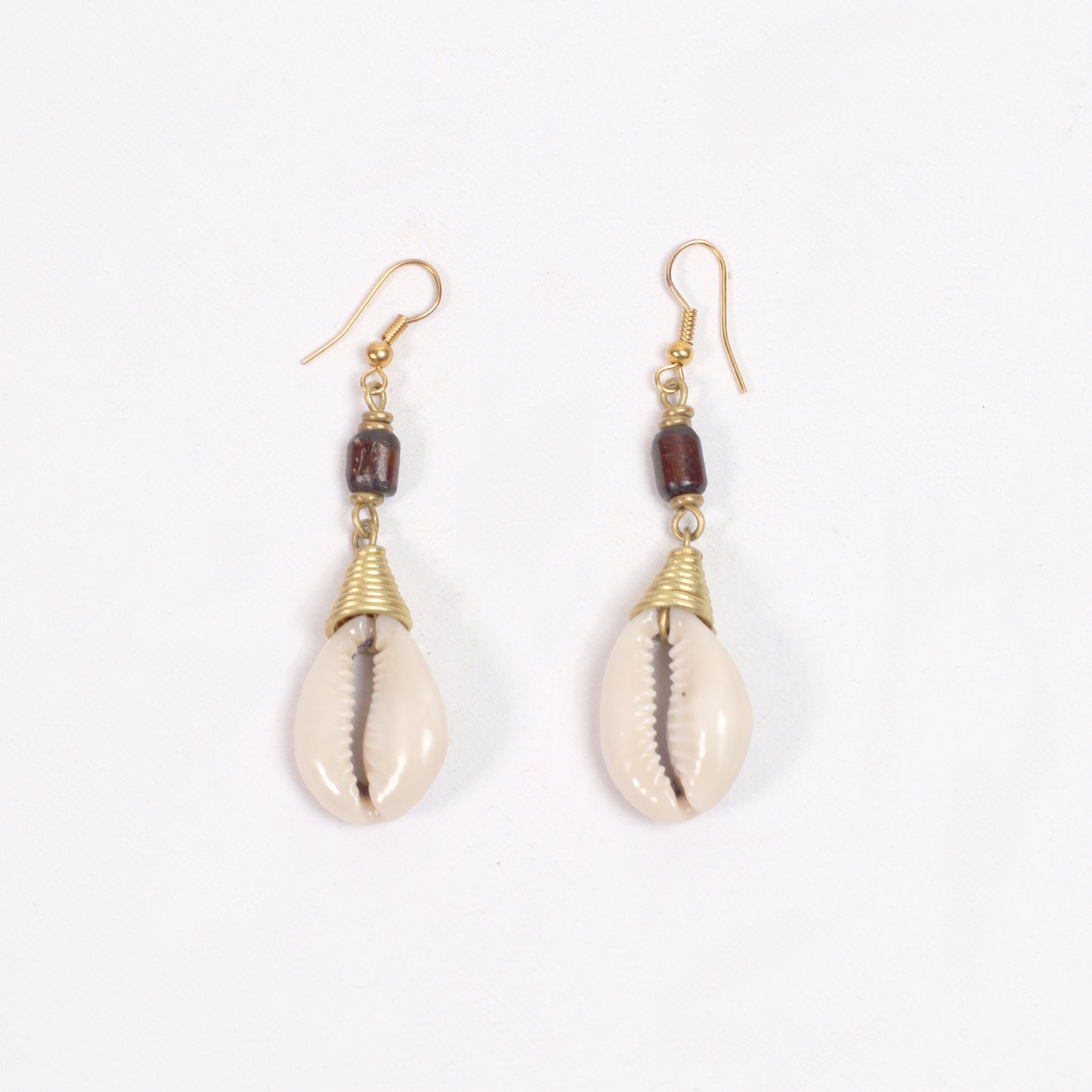 Tribal Earrings (Cowrie Shell)