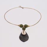 Tribal Necklace (Amber, Cow Bone & Cowrie shell)