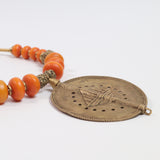 Tribal Necklace (Brass & Amber)