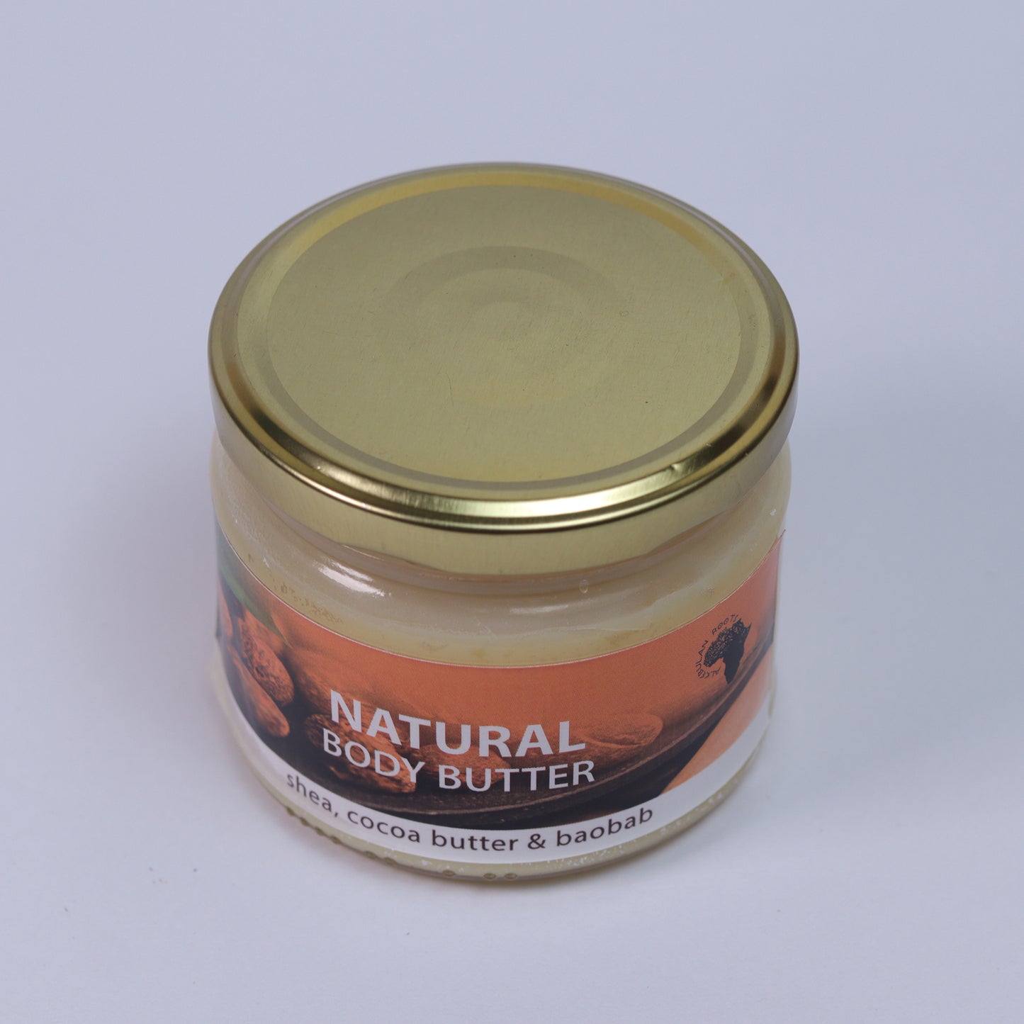 Natural Body Butter (Shea, Baobab Oil, Cocoa Butter, Coconut Oil & Orange Oil)