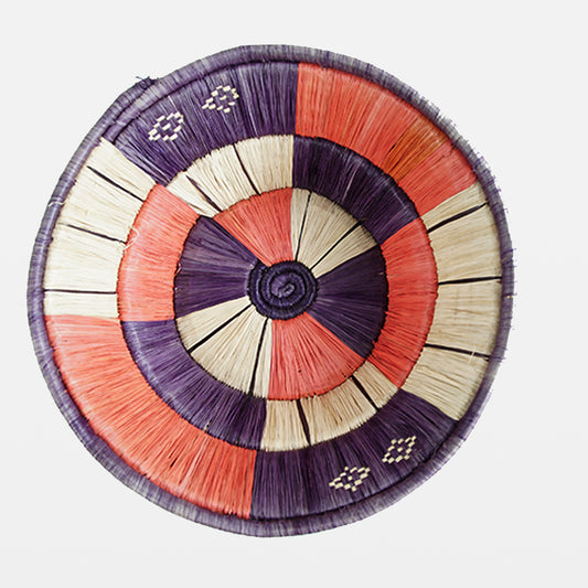 Gatarūrū (Small tray) - Red, purple & beige
