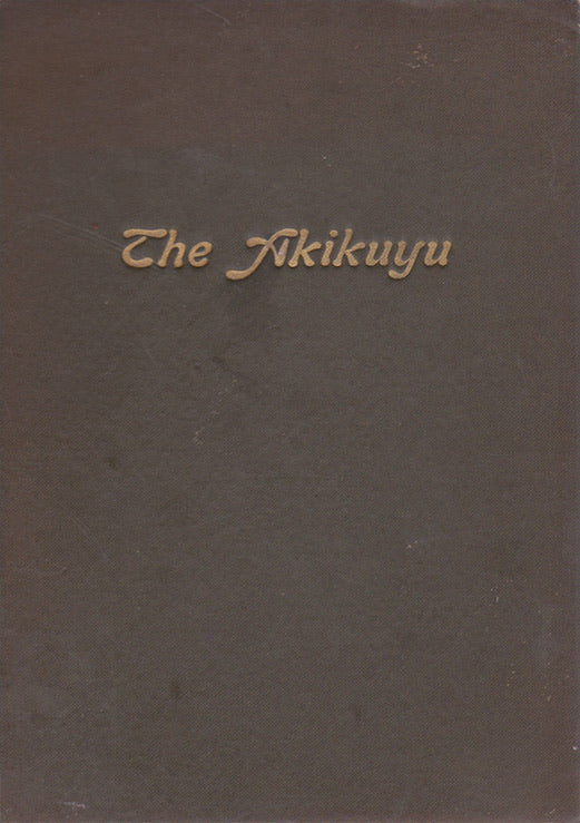 THE AKIKIYU (Their Customs, Traditions and Folklore) By Fr. C.  Cagnolo - Reprint